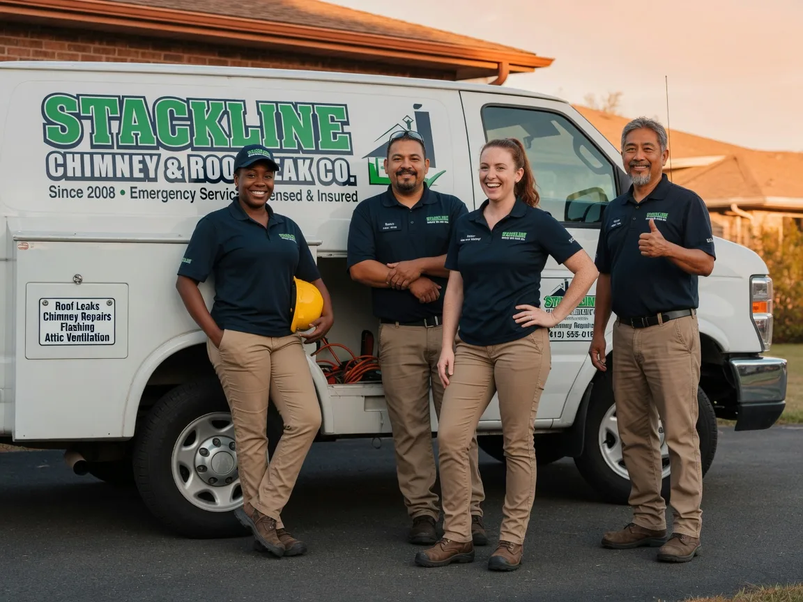 Chimney flashing repair company in Fredonia, TX